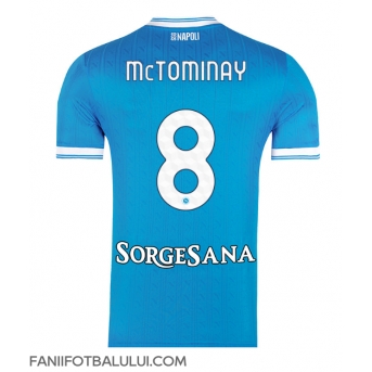 SSC Napoli Scott McTominay #8 Tricou Fotbal Replică 2025-26 Barbati Acasa
